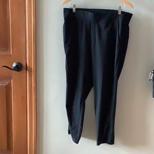 Athleta Brooklyn Ankle Pants Black 10P